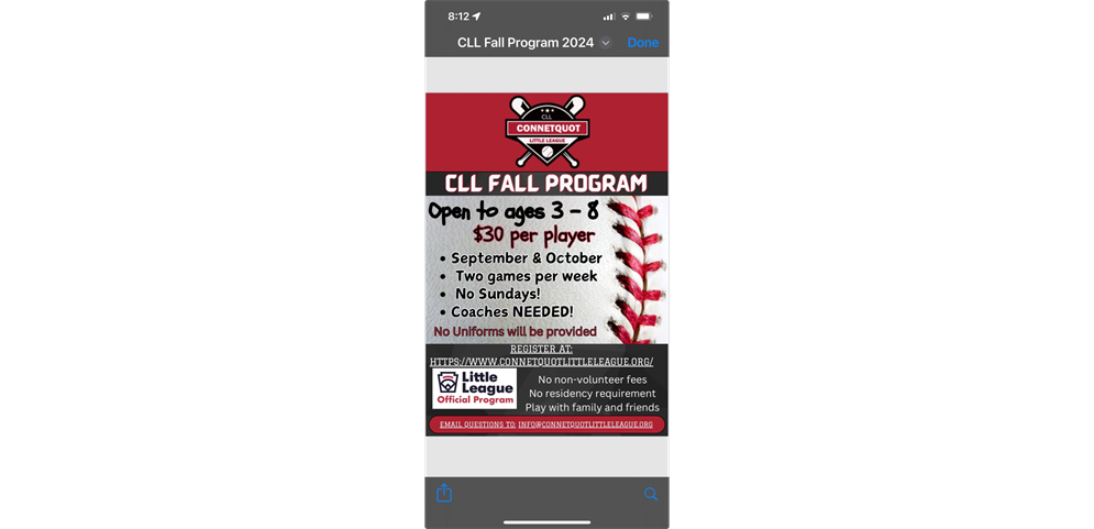 Fall Registration is Open